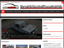 Tablet Screenshot of motorcantabria.com